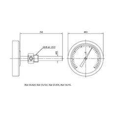 Instickstermometer Rökgas RX-508