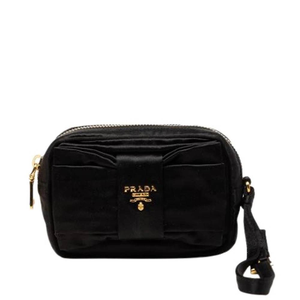 Prada Vintage - Pre-owned Satin Pouch Vintage - Dam - ONE Size -