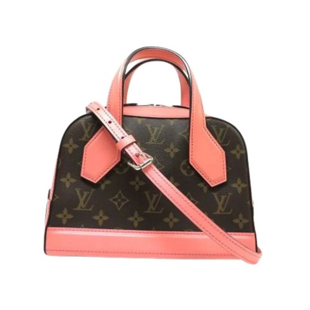 Louis Vuitton Vintage Pre-owned Canvas Håndtaske - Vintage - Dame - Lyserød - ONE SIZE - Tyl