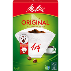 Melitta® kaffefilter Original, 1x4®, hvid, 80 st