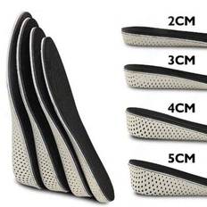 Invisible Height Increase Insoles Men Women Shoes Insole EVA Memory Foam Heel Lifting 2/3/4/5CM Taller Cushion Heighten Shoe Pad - Multicolor - Black 2cm,Black 3cm,Black 4cm,Height 2 cm,Height 3 cm,Height 5 cm