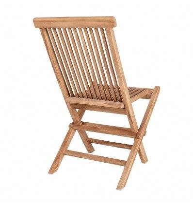 Teak havestol - sammenklappelige