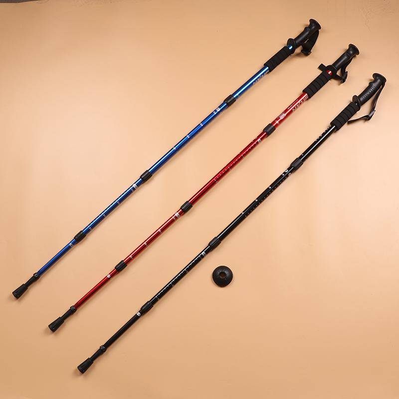 51-110Cm Aluminiumlegering Teleskopisk Stav Vandringsstavar Utomhus Vandringsstavar Trekking Klätterstavar Gåkäppar Alpenstock