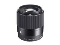 (ComputerSalg) Sigma Contemporary - Objektiv - 30 mm - f/1.4 DC DN - Sony E-mount - for Sony Cinema Line  a VLOGCAM  a1  a1 II  a6700  a7 IV  a7 V  a7C II  a7CR  a7