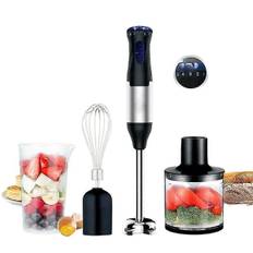 2024 Ny Mix 4 i 1 Højtydende Immersion Håndstavblender Mixer Inkluderer Hakker Og Smoothie Kop