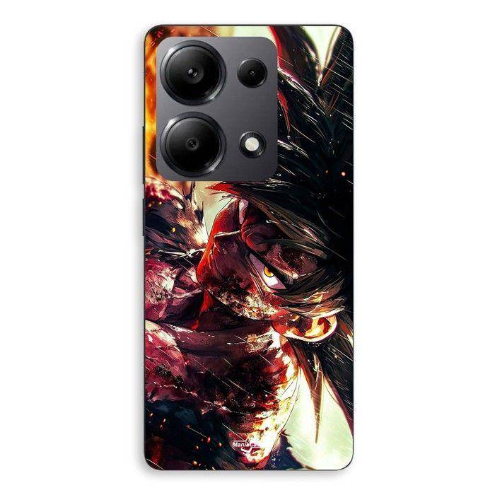 Coque de téléphone - MANIACASE - Xiaomi Redmi Note 13 Pro 4G - Silicone - Dragon ball goku fan art - Souple