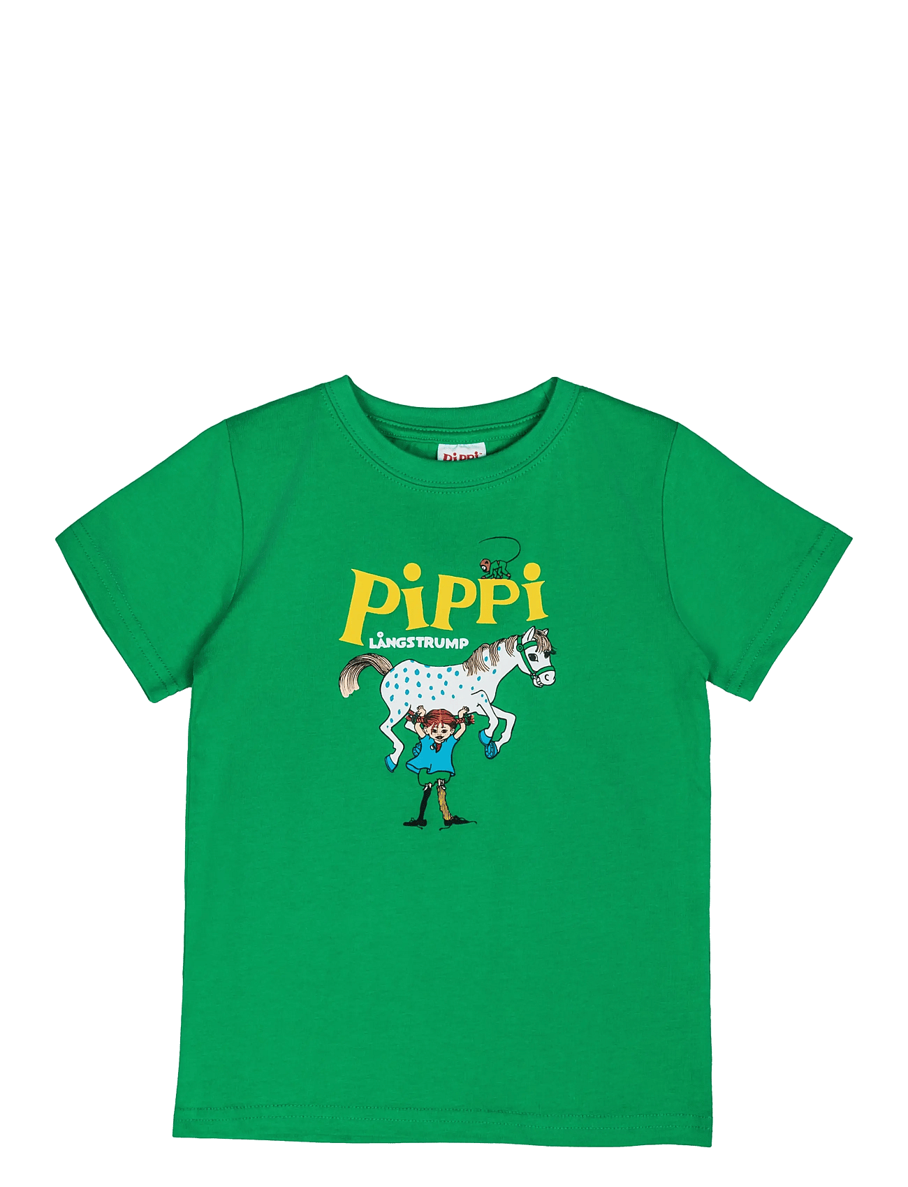 Martinex Pippi Logo T-Shirt - Green - 110/116