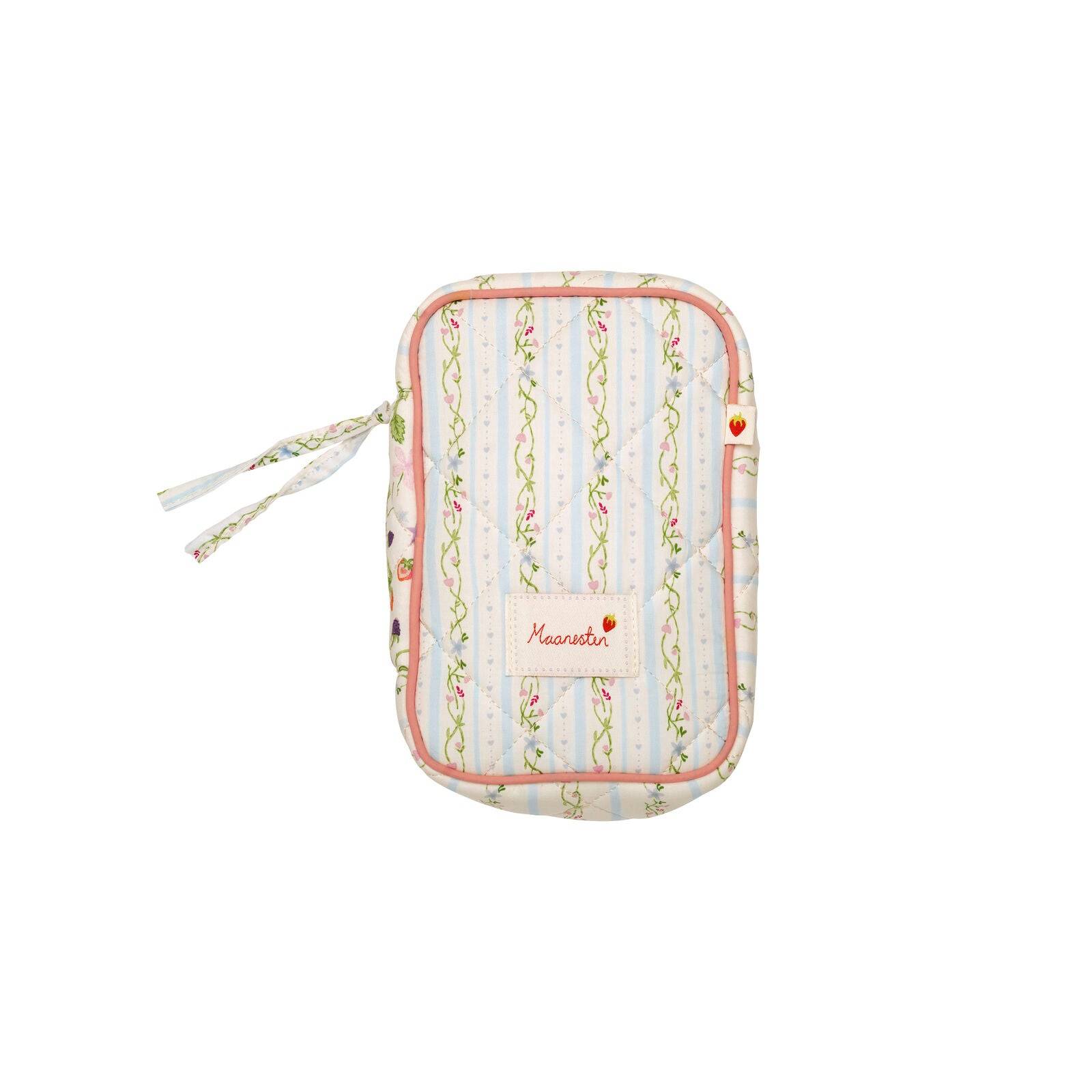 Maanesten - Dreams Makeup Taske - Summer Stripes Blue | Plaza.
