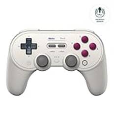 8Bitdo Pro 2 Bluetooth Controller for Switch, Hall Effect Joystick Update, Wireless Gaming Controller for Switch, PC, Android, and Steam Deck & Apple (G Classic Edition)