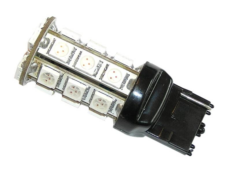 24xSMD LED Pære - 12V (21W) 7440 - Gul