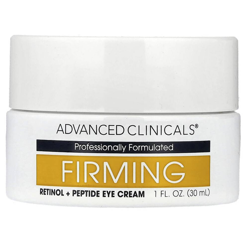 Advanced Clinicals, Firming Retinol + Peptide Øjencreme, 1 fl oz (30 ml)