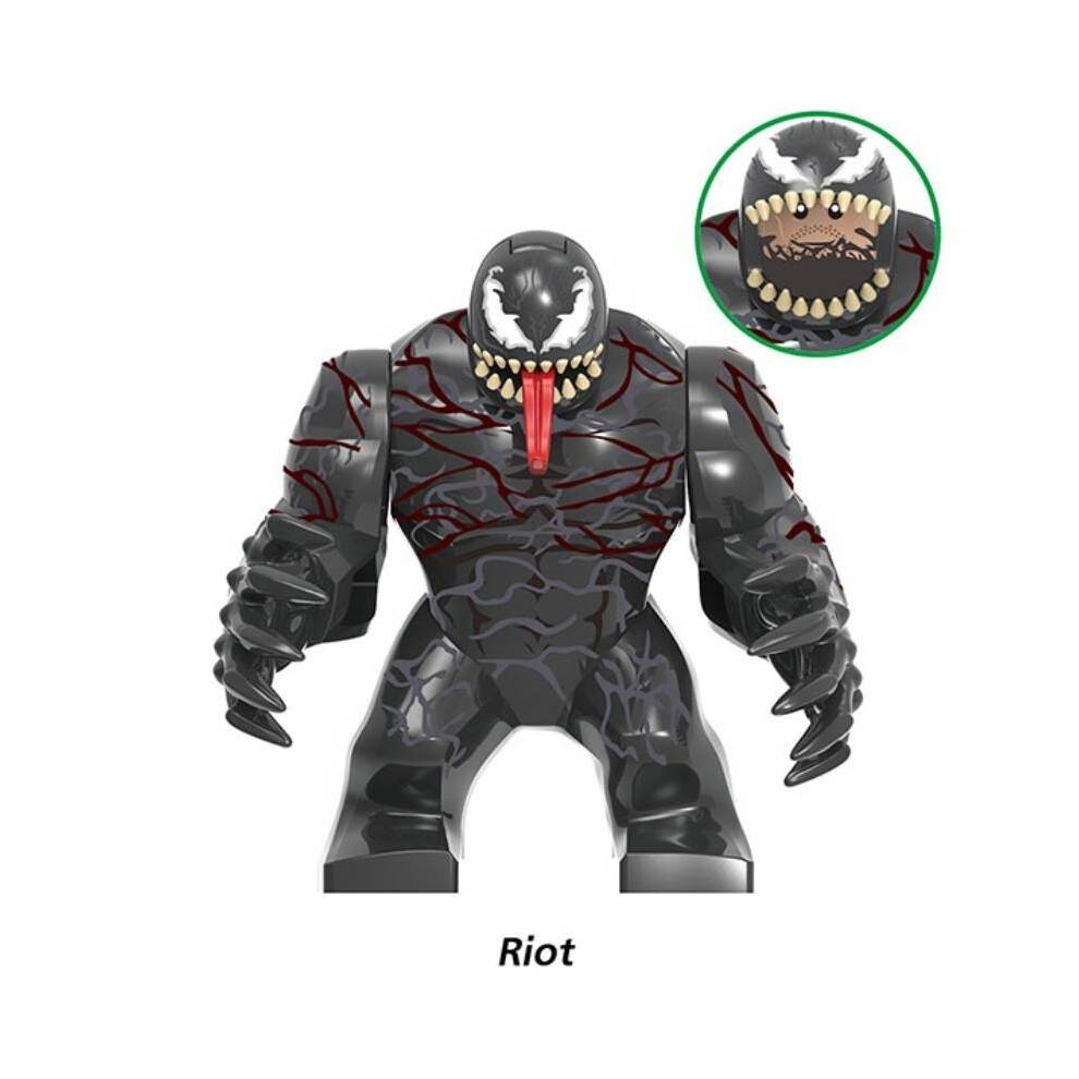(StyleD)Super Hero Venom Anti Venom Mini Toy Action Figure Fit Blocks Building