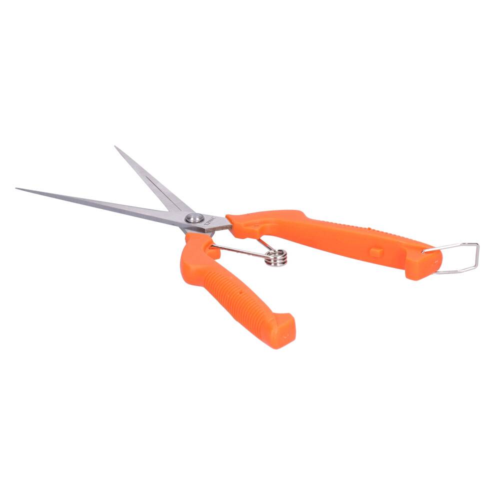 Havesaks i rustfrit stål, slidstærkt, skridsikkert håndtag til effektiv beskæring, ergonomisk design, komfortabelt greb, præcis klipning af