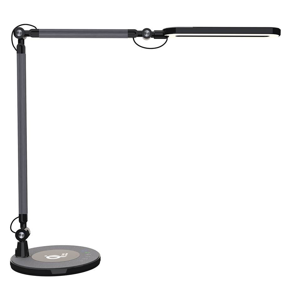 Skrivebordslampe med Qi trådløs oplader, MAULMarino