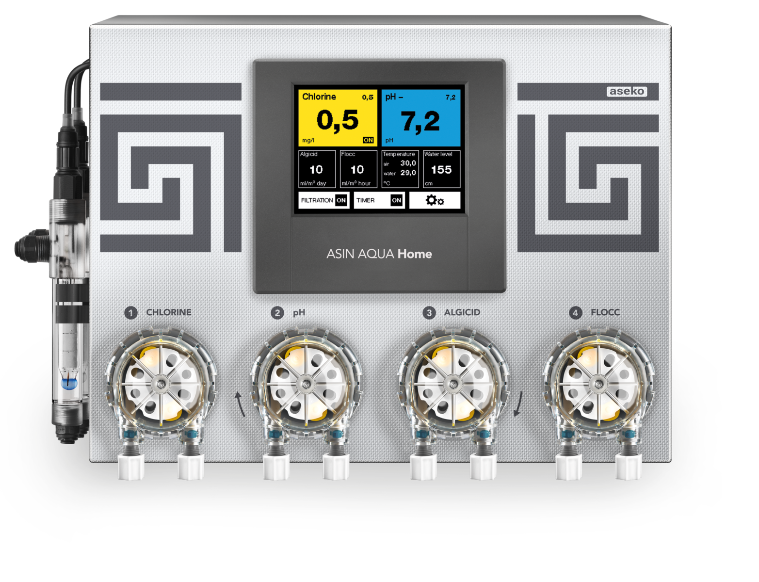 ASIN Aqua Home Aseko, ASIN AQUA Home PH /REDOX