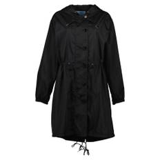 Prada, Frakke, Dame, Sort, XL, Uld, Vandtæt Parka Efterår-Vinter 2025 Kollektion