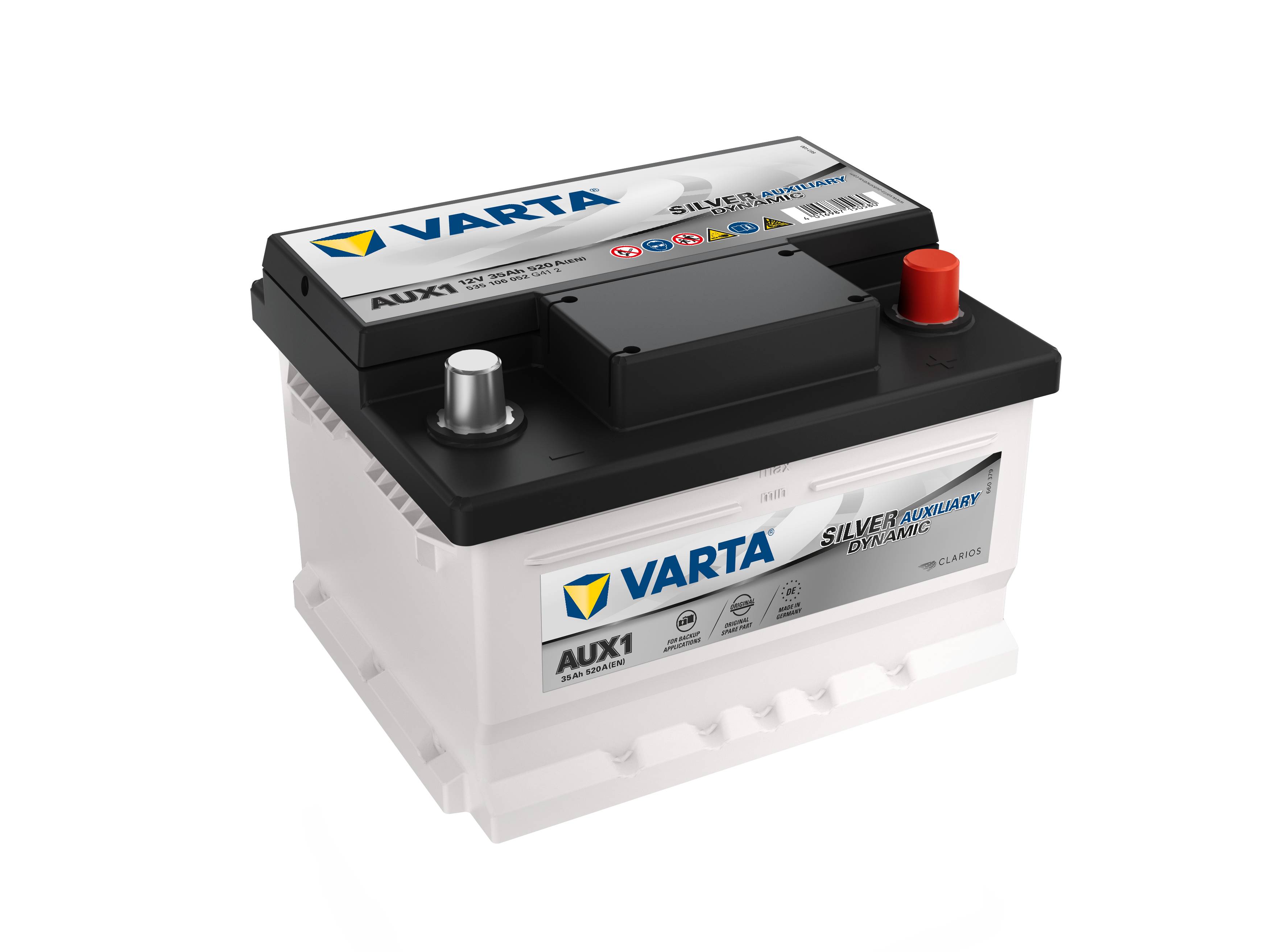 Varta Bilbatteri Silver Dynamic AUX1 35 Ah CCA 520 A (EN)