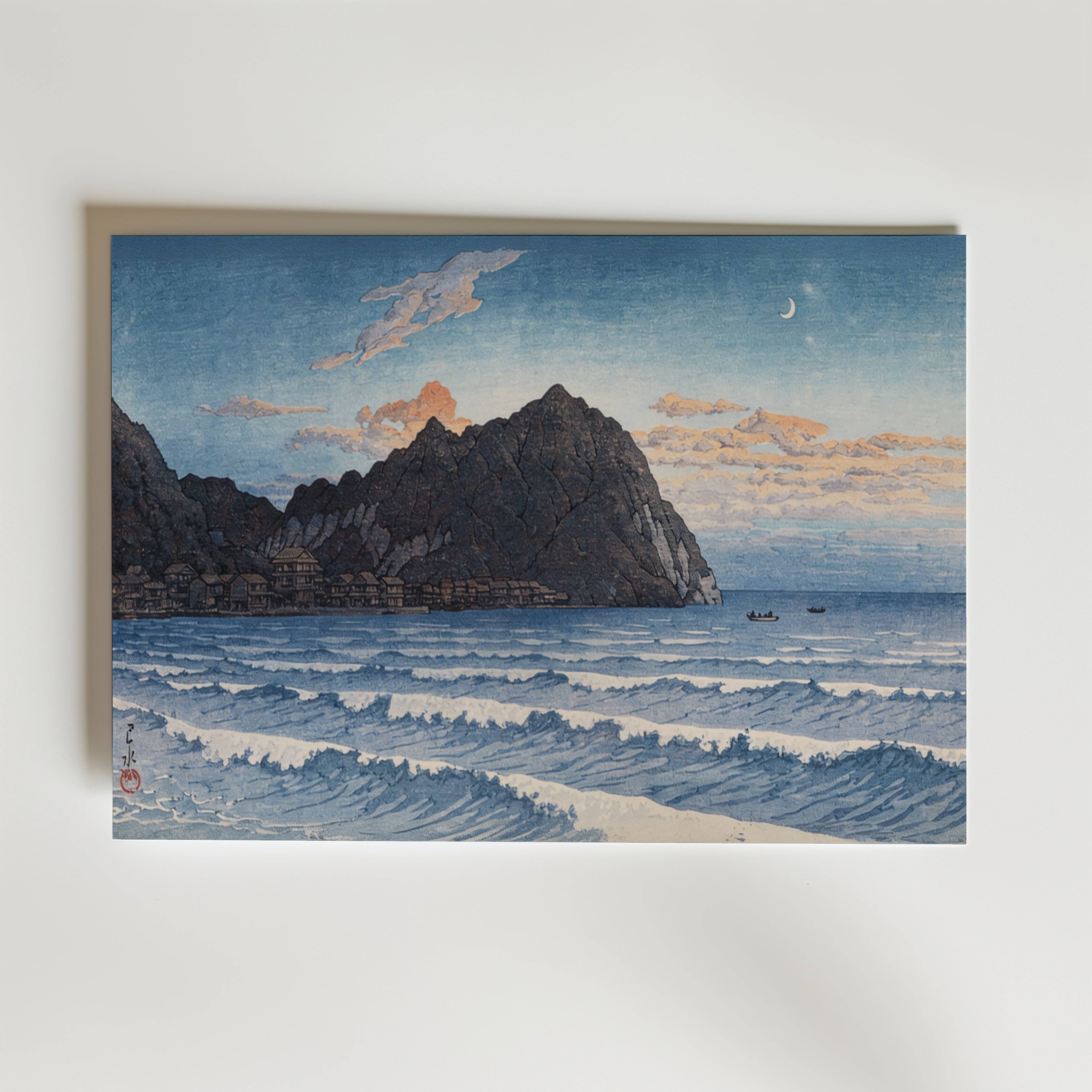 Kominato Boshu Hasui Kawase Poster - Fine Art Poster 40x50 cm