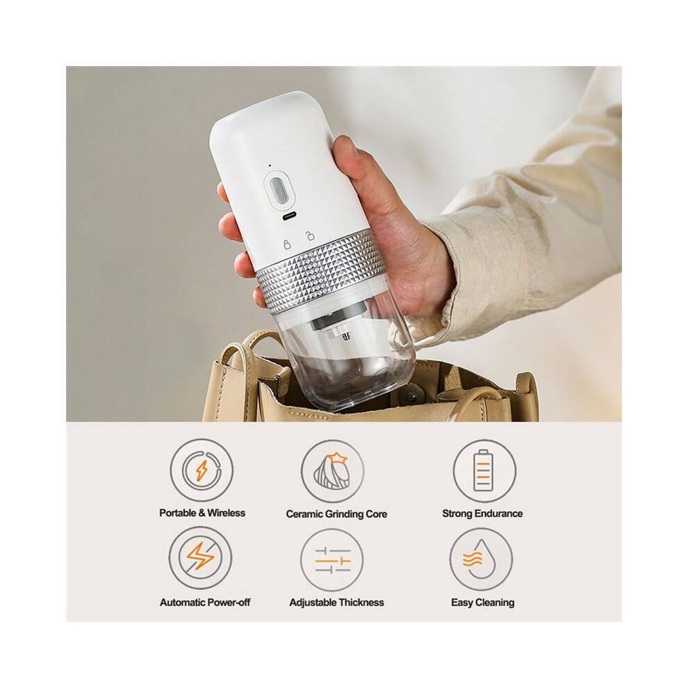 Electric Coffee Grinder USB Wireless Professional Grinding Core Coffee Beans Mill Portable Coffee Maker Accessory