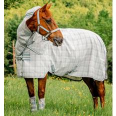 Horseware Newmarket Plus Flugtäcke - Whitney Charcoal (145cm (6'6"))