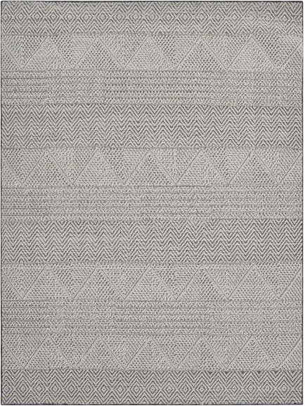 Gulvtæppe Loomery Crystal 120x170 cm beige-lysegrå geometrisk polypropylen.