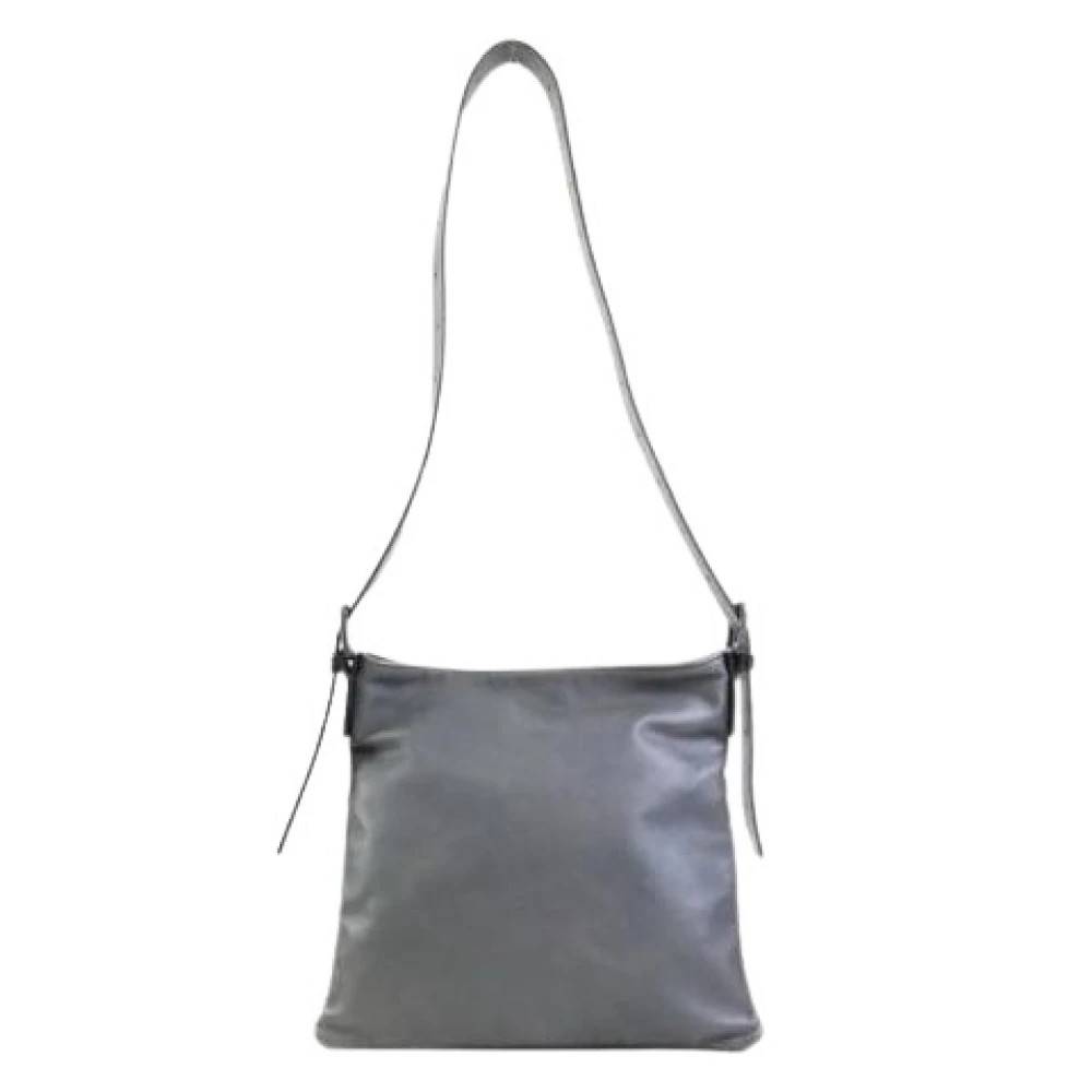 Bottega Veneta Vintage Pre-owned Laeder skuldertasker - Vintage - unisex - Sort - ONE SIZE - Uld