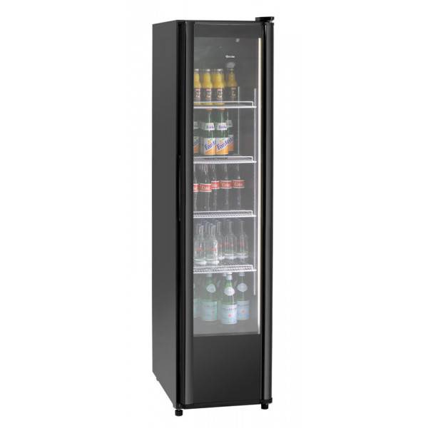 Kylskåp med glasdörr 300L
