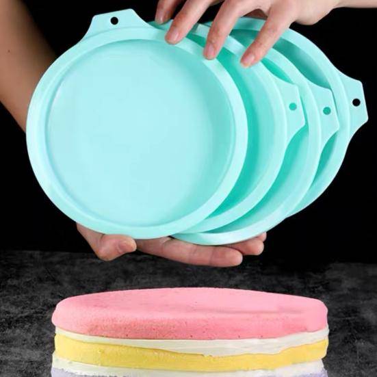 Värmebeständig silikonkakform hängande hål Återanvändbar cupcakeform av livsmedelskvalitet