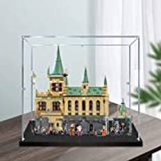 AZIZAT Klar akryl displayfodral dammtät låda. Displaybox för Lego 76389 Chamber of Secrets Castle Building Model. (endast förvaringsbox) (3 mm)