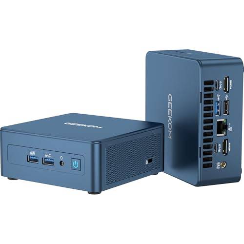 GEEKOM Mini-dator IT13, NUC13 i9-13900H (14 kärnor, 20 trådar, upp till 5,4 GHz), 32 GB DDR4 och 2 till M.2 SSD minidator Windows 11 Pro, 8K | USB4 | Wi-FI 6E för företag/daglig användning