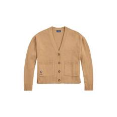 Polo Ralph Lauren, Strik, Dame, Brun, XS, Uld, Kashmir Uld Bluse
