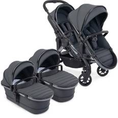 ICandy Peach 7 Twin Stroller - Phantom / Dark Grey