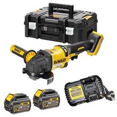 DCG418T2 54V XR FLEXVOLT High Power 125mm Angle Grinder, 2x 6.0Ah Batteries