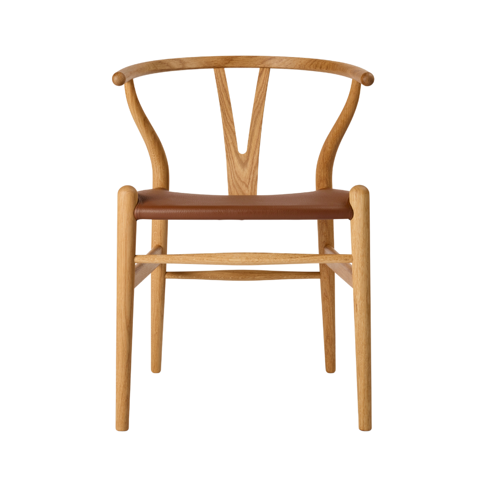 Wegner | CH24P Y-stol | Læder | Carl Hansen & Søn