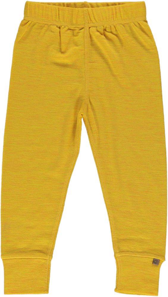 Leggings i merinould - Yellow / 1-2