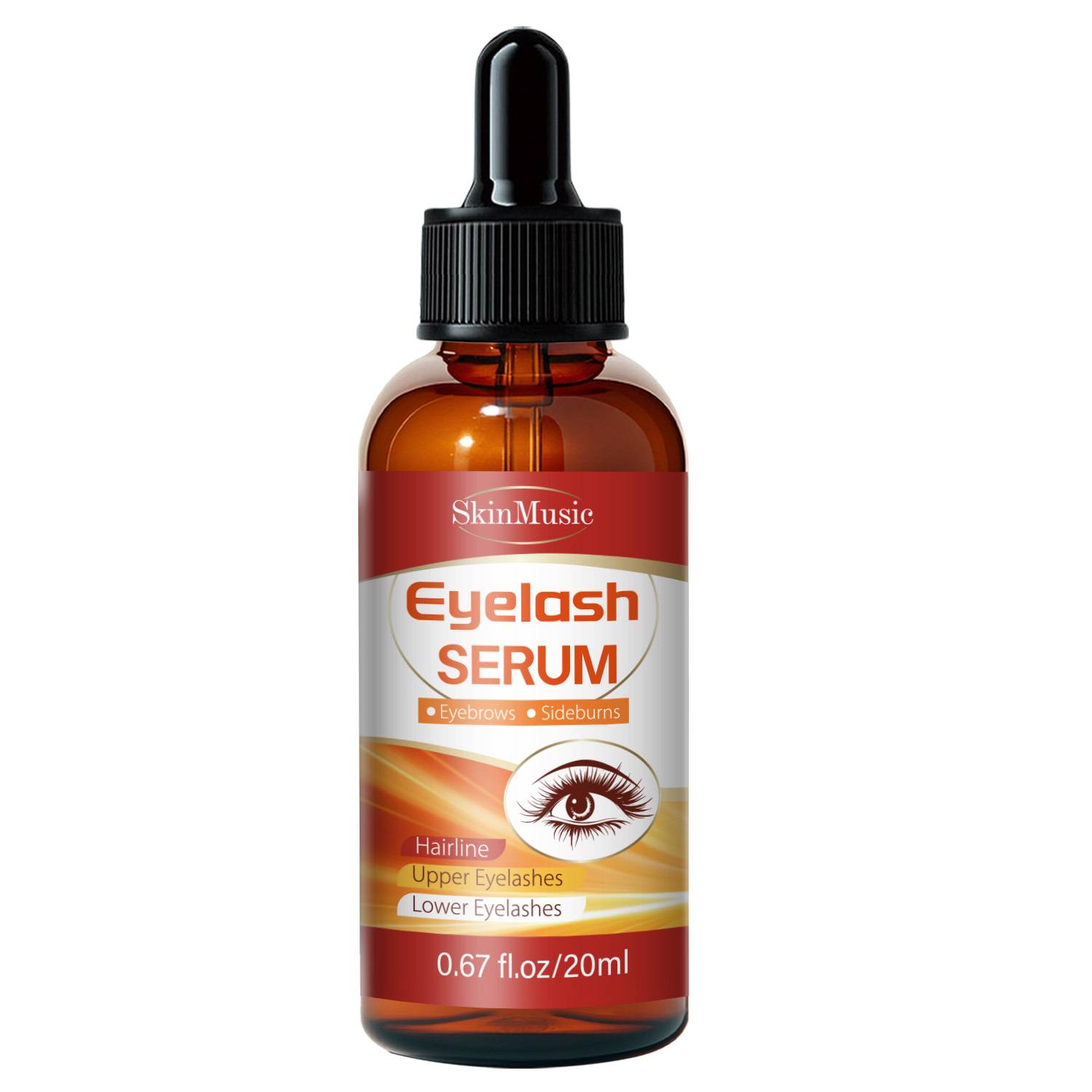 Eyebrow Serum - Lashes Look Fuller And Thicker, Fast-acting, Long-lasting Lengthening Formula, Enhances Eyelash Density & Flexibility, Suitable For Types, Eyelashes, Eyebrows, Hair