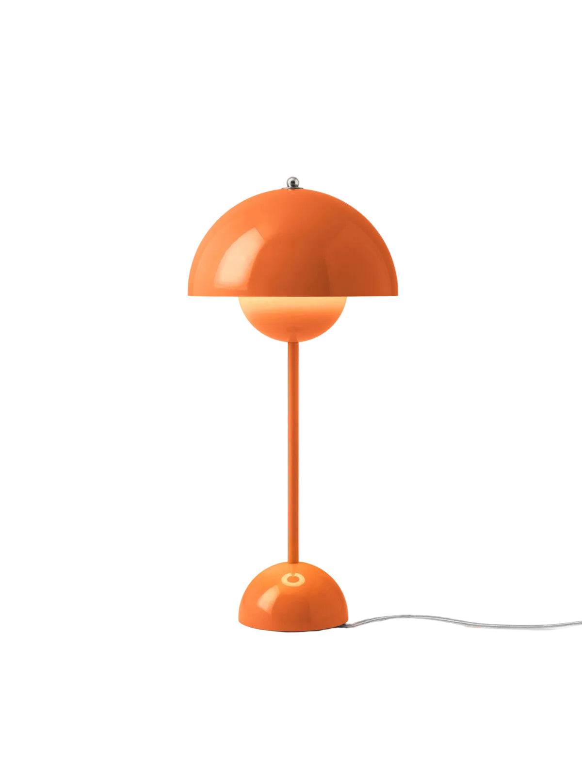 Flowerpot VP3 bordlampe af Verner Panton Zesty Orange - Jacobsen Plus