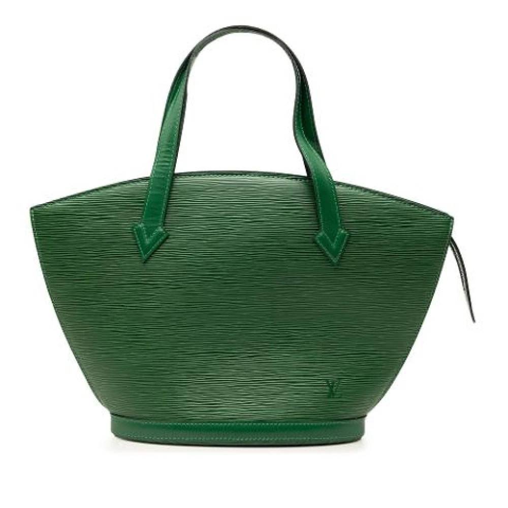 Louis Vuitton Vintage Pre-owned Saint Jacques PM - Vintage - Dame - Grøn - ONE SIZE - Læder