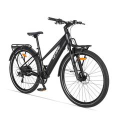 Cyrusher Asuka Ebike Mountain Snow E-Bike 36V14Ah Battery 250W Motor Eiectric Bicycle 28 Inch Tire Electric Bike svart