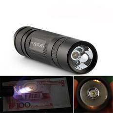 Konvoj S2+ Nichia 365nm UV LED Enkel läge OP Reflektor Ficklampa Ultraviolett LED Ficklampa Blacklight Ljus UV-lampa