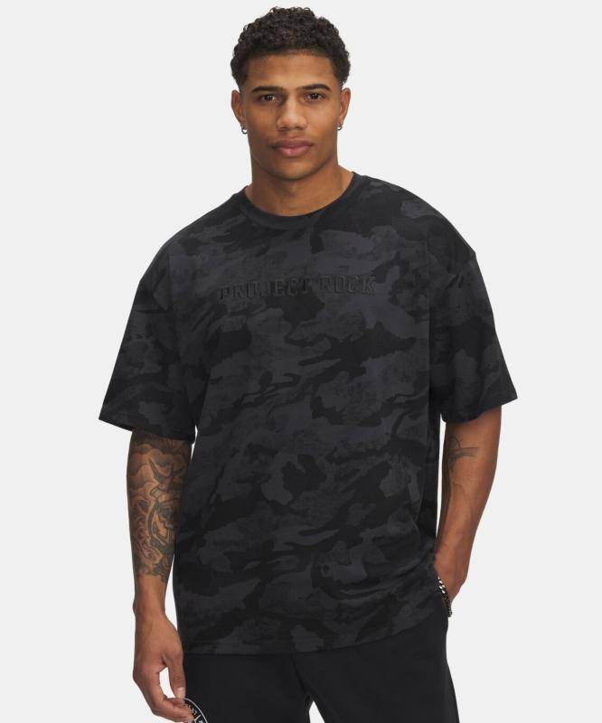 UNDER ARMOUR: PROJECT ROCK HEAVYWEIGHT T-SHIRT - PRINTED (Small)