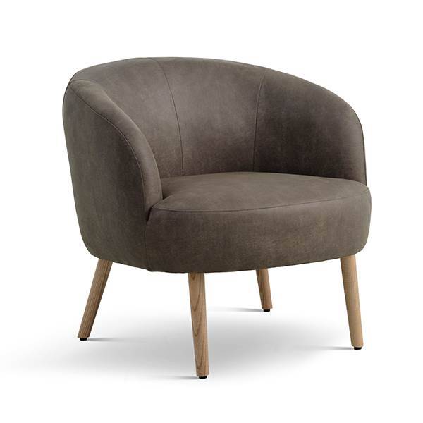 Erling Christensen Møbler Conrad lounge chair - Forest green - Vista - Natur træ