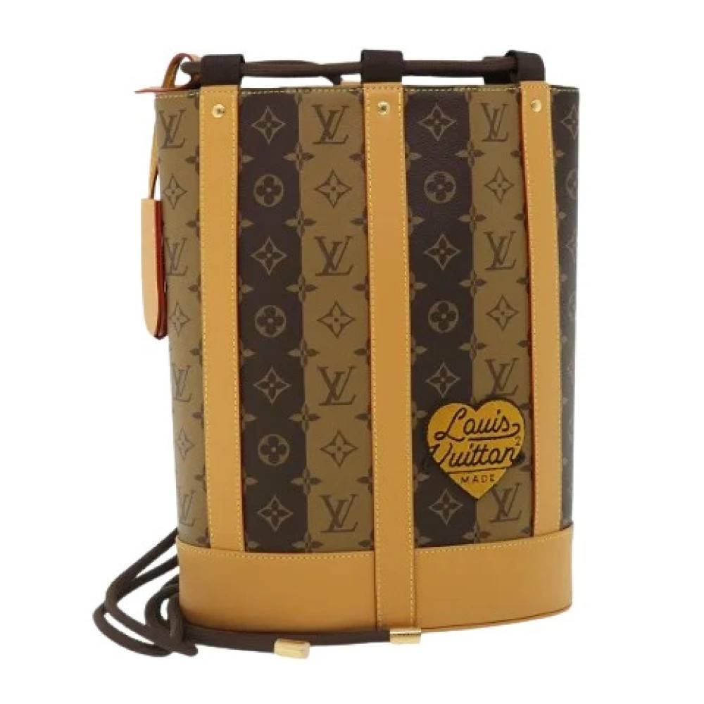 Louis Vuitton Vintage Pre-owned Canvas Rygsæk - Vintage - Dame - Brun - ONE SIZE -