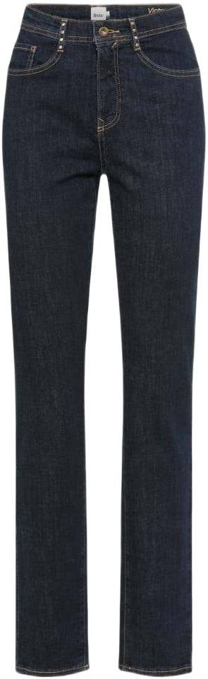 BRAX Style. Carola Kvinde 12 Clean Dark Blue Straight Jeans Str 84 - hos Magasin.