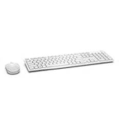 Dell KM636, trådlöst, tangentbord och mus-set, amerikansk internationell (QWERTY), vit