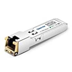 QINIYEK 10GBase-T SFP+ Transceiver, 10G SFP+ RJ45 Koppar Transceiver, kompatibel för Cisco SFP-10G-TS, Ubiquiti UniFi UF-RJ45-10G, Netgear AXM765, Mikrotik, Fortinet, Supermicro,upp till 30m