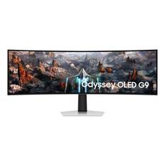49" Samsung S49CG934SU Odyssey OLED G9, Curved OLED 5120x1440, 0,03 ms, 240Hz G-Sync, 1800R, HDR10+, höjdjusterbar, HDMI/microHDMI/DP, högtalare, USB 3.2-hubb