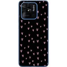 Xiaomi Redmi 10C Transparent Mobilskal Små Kärleksymboler