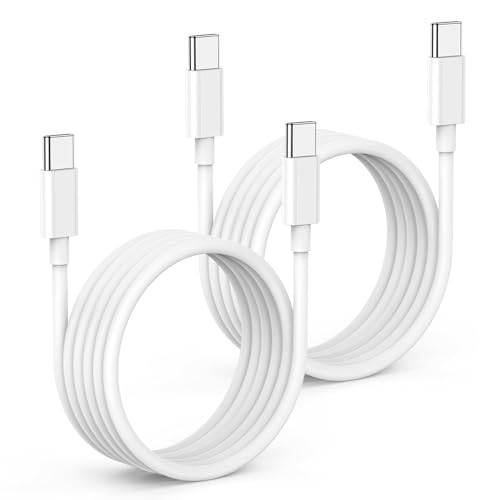 USB C auf USBC Kabel 3 M 2Pack, 60W iPhone Ladekabel USB C Schnellladekabel Typ für iPhone 17 Pro/16 Pro/16 Pro Max/15 Pro Max/15 Pro/15 Plus, MacBook Pro Air, iPad Pro/Air