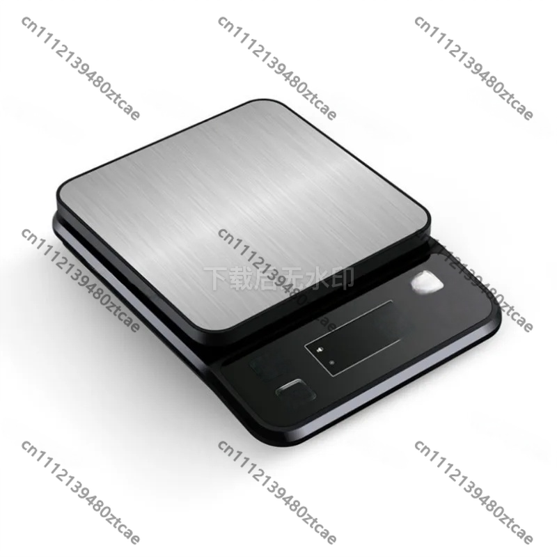 0.1g Digital Electronic Kitchen Scale, LCD Display Fully Waterproof Stainless Steel Precision Weighing Scale for Baking Cooking